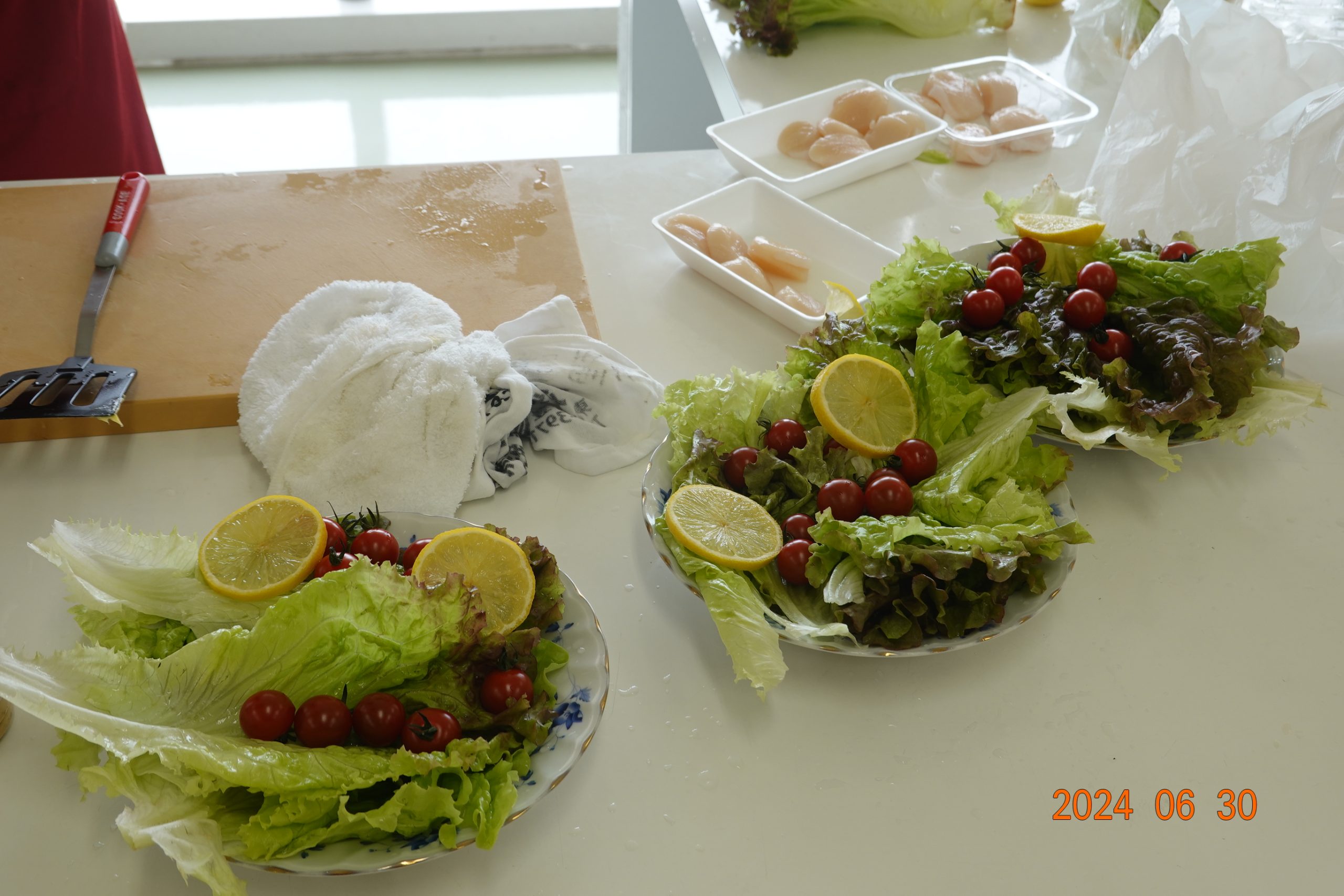 6月30日（日）に４年半ぶりに「小料理教室」が開催されました